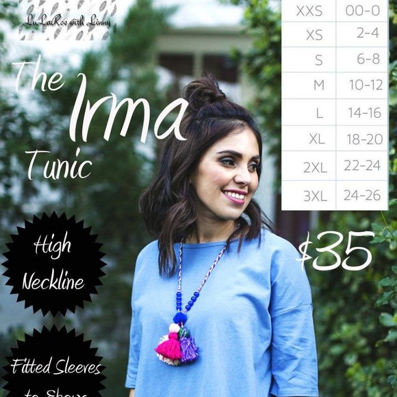 LuLaRoe set Small Shirley XXS Solid Irma floral BRAND NEW NWT - Picture 5 of 5